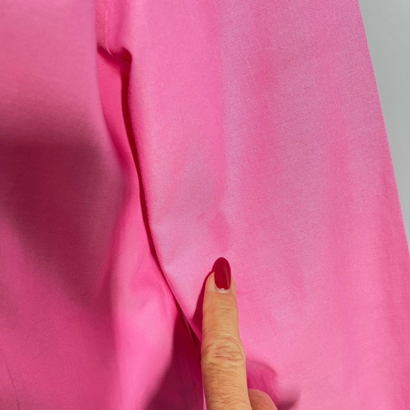 Foxcropt Taylor non iron pink Button Down Shirt dress size 8 - Picture 11 of 13